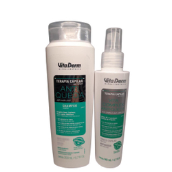Shampoo Anti Queda E Tônico Anti Queda - Vita Derm Menor preço em Shampoo Anti Queda E Tônico Anti Queda - Vita Derm