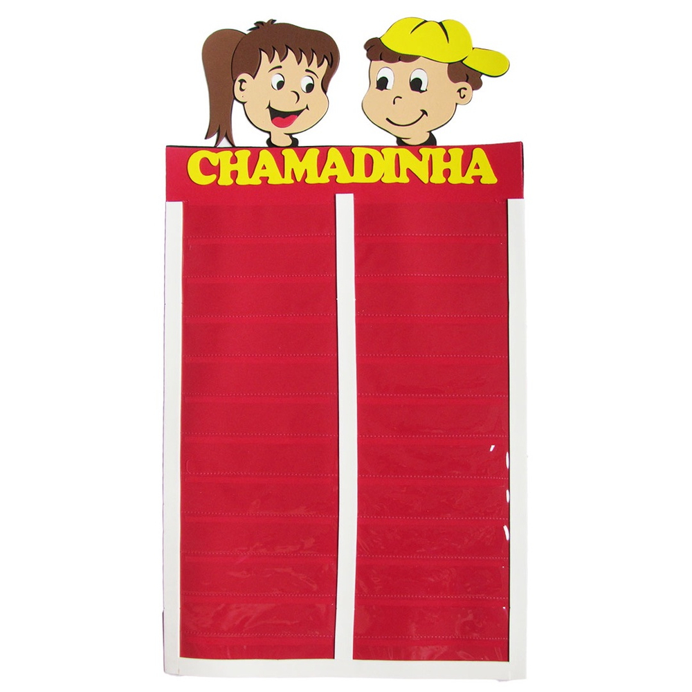 Painel Chamadinha / Escolar em eva - 30 nomes (85x42cm) em Promoção na  Americanas