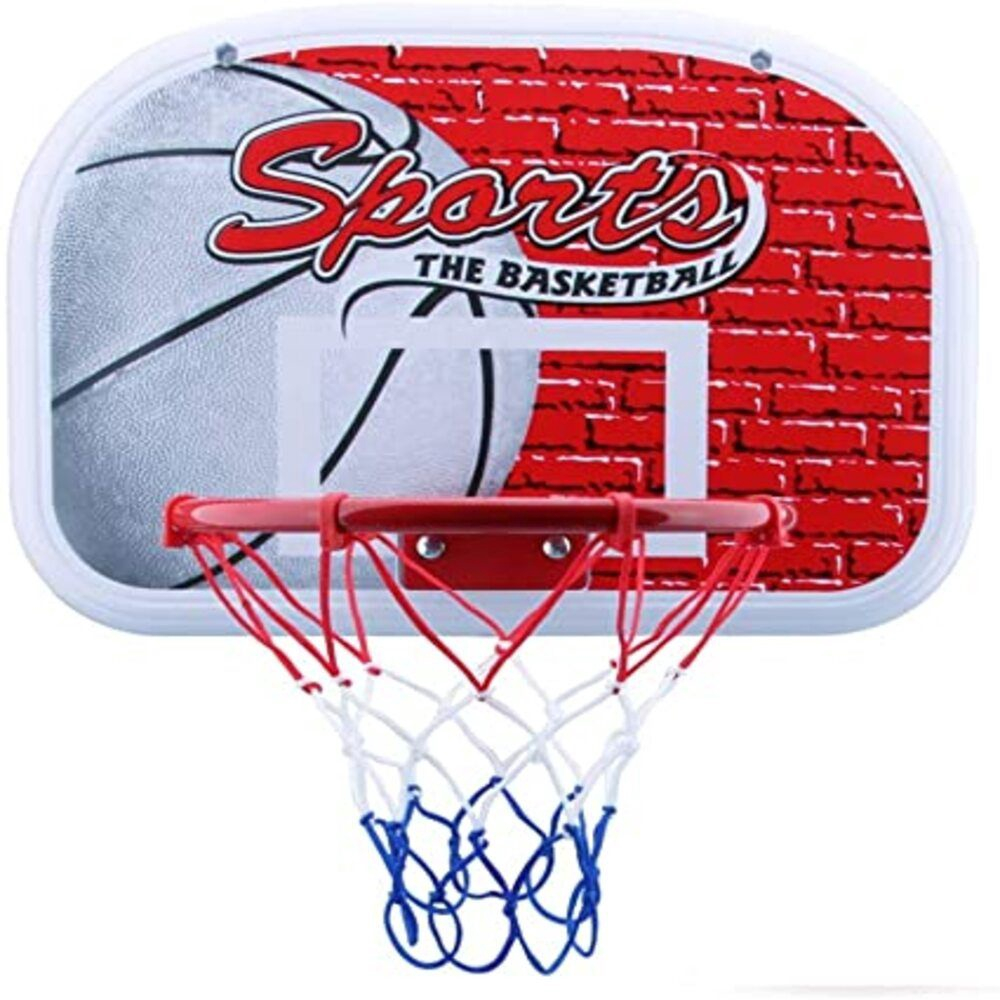 Mini Cesta Basquete Infantil Com Bola E Suporte P/ Porta