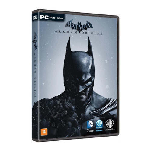 Jogo Pc Dvd Batman Arkham Origins Mídia Física Lacrado 4550