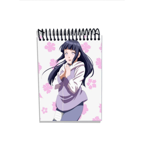 Caderno Anime: Hinata - 1 Matéria - 96 Folhas + Brinde