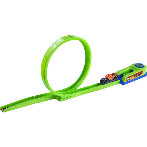 Pista Corrida Carrinho Brinquedo Infantil Looping 360 + 1 Moto