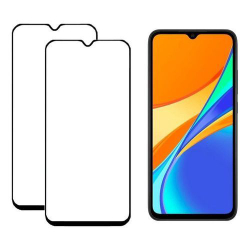 Kit 2 Película Vidro Full Cover Xiaomi Redmi 9c 6.53 Pol. Menor preço em Kit 2 Película Vidro Full Cover Xiaomi Redmi 9c 6.53 Pol.