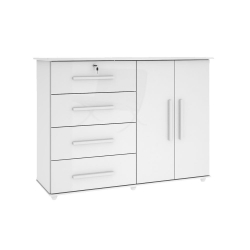 Cômoda Jade Com 4 Gavetas da MiraRack Menor preço em Cômoda Jade Com 4 Gavetas da MiraRack