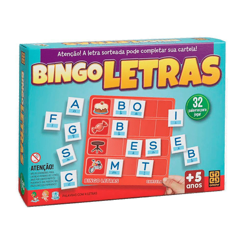 Brinquedo Jogo Bingo +5 Anos Coluna 0905 - Papelaria Criativa