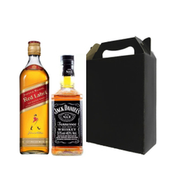 Kit Presente - Whisky ( Red Label / Jack Daniel's) Menor preço em Kit Presente - Whisky ( Red Label / Jack Daniel's)