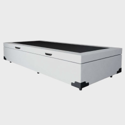 Base para Cama Box Solteiro Premium com Baú (45x88x188) Branca é boa?