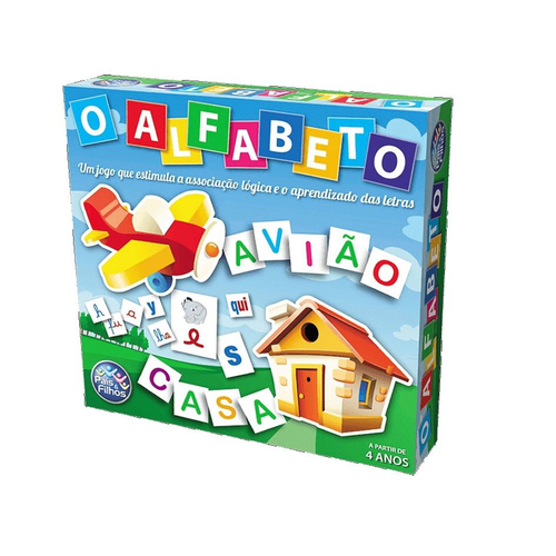 Jogo Educativo Associando O Alfabeto Pai E Filhos 1034 em Promoção na  Americanas