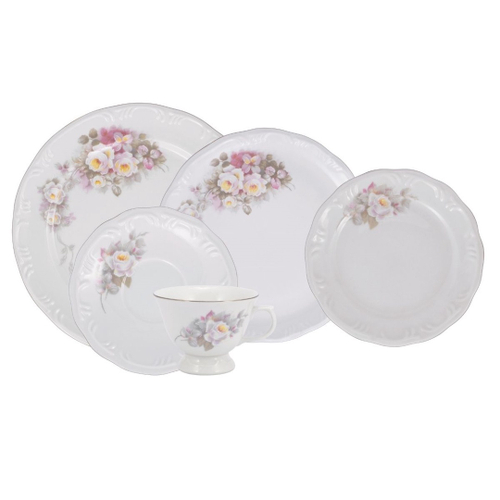 Aparelho de Jantar 42 Peças Vitória Porcelana Schmidt