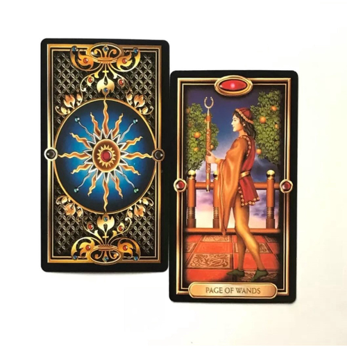 Baralho O Tarot Dourado Oráculo Deck 24 Cartas na Americanas Empresas