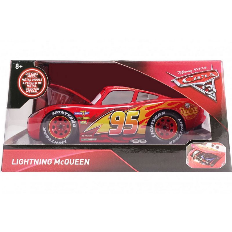 Carrinho Relâmpago McQueen Rusteze: Disney Carros 3 Escala 1/24