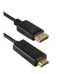 Cabo Displayport X Hdmi Macho 1,80 Metros Menor preço em Cabo Displayport X Hdmi Macho 1,80 Metros