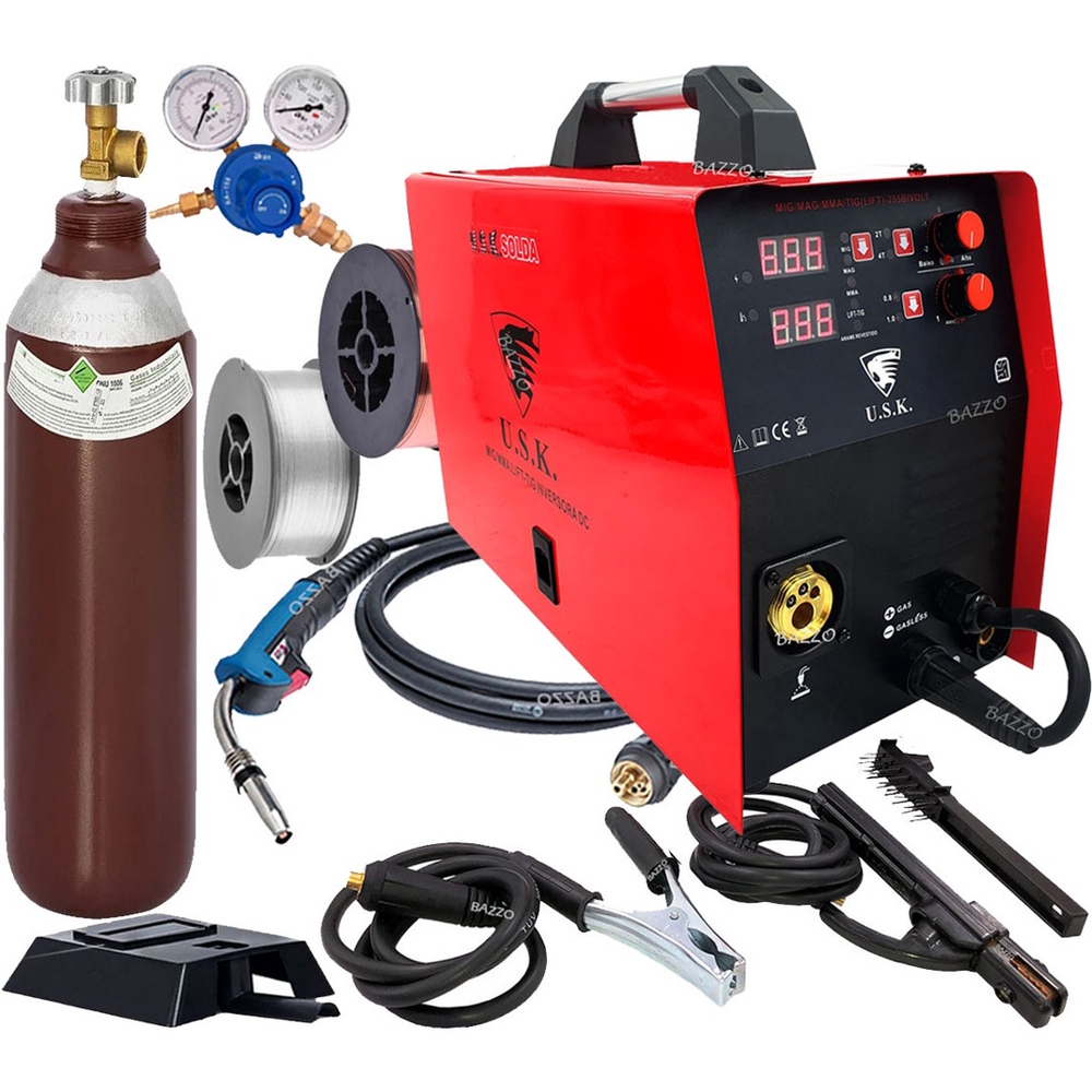 Maquina Solda Inversora Mig 255 Bivolt Tig Mma Multiprocesso 110/220v ...