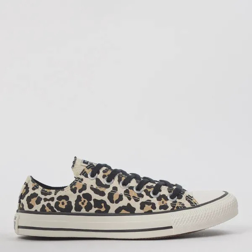 Tênis Converse All Star Chuck Taylor Animal Print Bege - Compre Agora