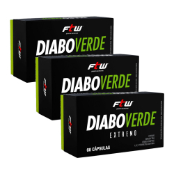Kit 3x Diabo Verde Extremo 60 Cápsulas Ftw Termogênico é boa?