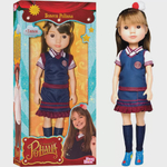 Brinquedo Boneca Grande Menina Poliana Roupa Tradicional Uniforme -  Personagem Da Atriz E Cantora Sophia Valverde Novela Infantil As Aventuras  De Poliana Sbt - Novabrink em Promoção na Americanas