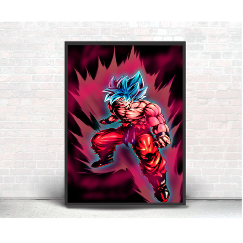 Quadro decorativo Poster Super Sayajins Dragon Ball Anime para sala quarto  no Shoptime