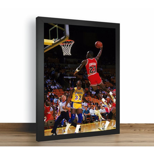 Quadro Decor Poste Michael Jordan Deus Do Basquete em Promocao na Americanas