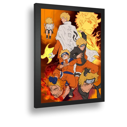 Quadro decorativo Naruto Modo Kurama Naruto Clássico