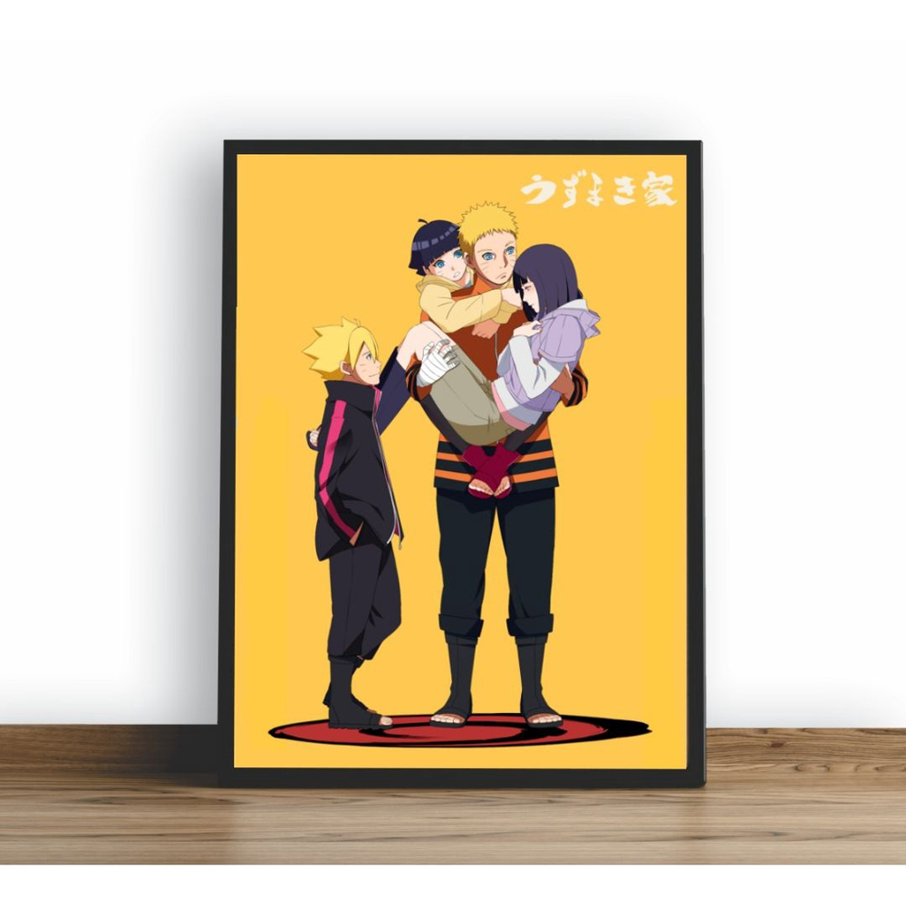 Quadro Decorativo Poster Naruto Uzumaki Desenho Game