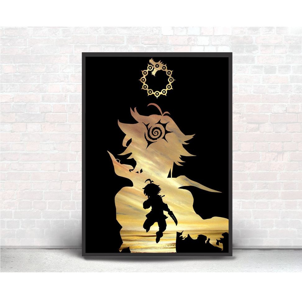 Quadro Decorativo Poste Meliodas Nanatsu No Taizai Anime em Promoção na  Americanas