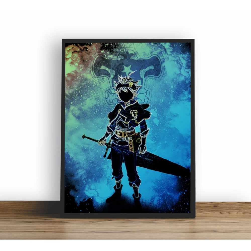 Quadro Anime Black Clover Asta - A3 C/ Moldura E Vidro - elquadro - Quadro  Decorativo - Magazine Luiza