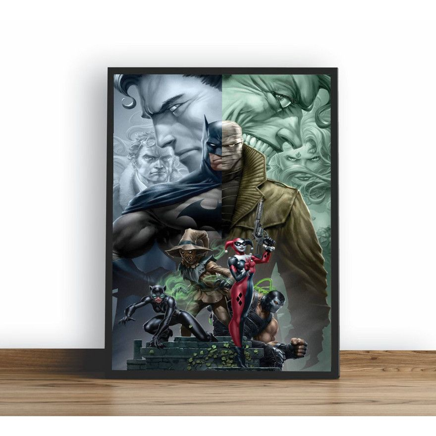 Quadro Decorativo Pôster Batman Hush Desenho Filme Hq no Shoptime