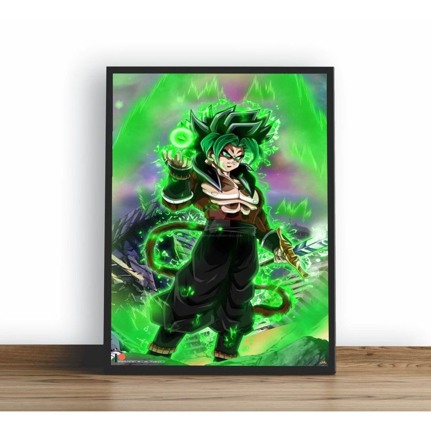 Quadro decorativo Poster Super Sayajins Dragon Ball Anime para sala quarto  no Shoptime