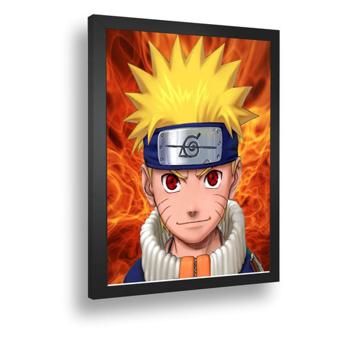 Quadro Decorativo Poster Naruto Uzumaki Desenho Game 2 em Promoção