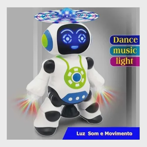 Brinquedo Robô Inteligente com Luz e Som Toyng - 43724 - Shop Macrozao