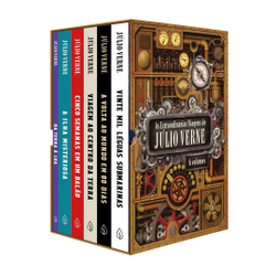Livro - As extraordinárias viagens de Júlio Verne - Box com 6 títulos Menor preço em Livro - As extraordinárias viagens de Júlio Verne - Box com 6 títulos