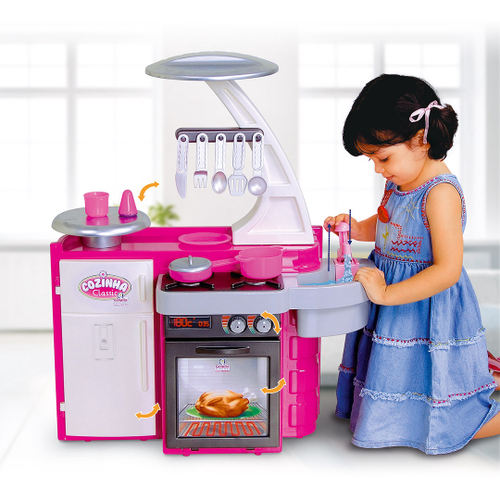 Jogo De Panelinhas Infantil Show De Cozinha Menina em Promoção na Americanas