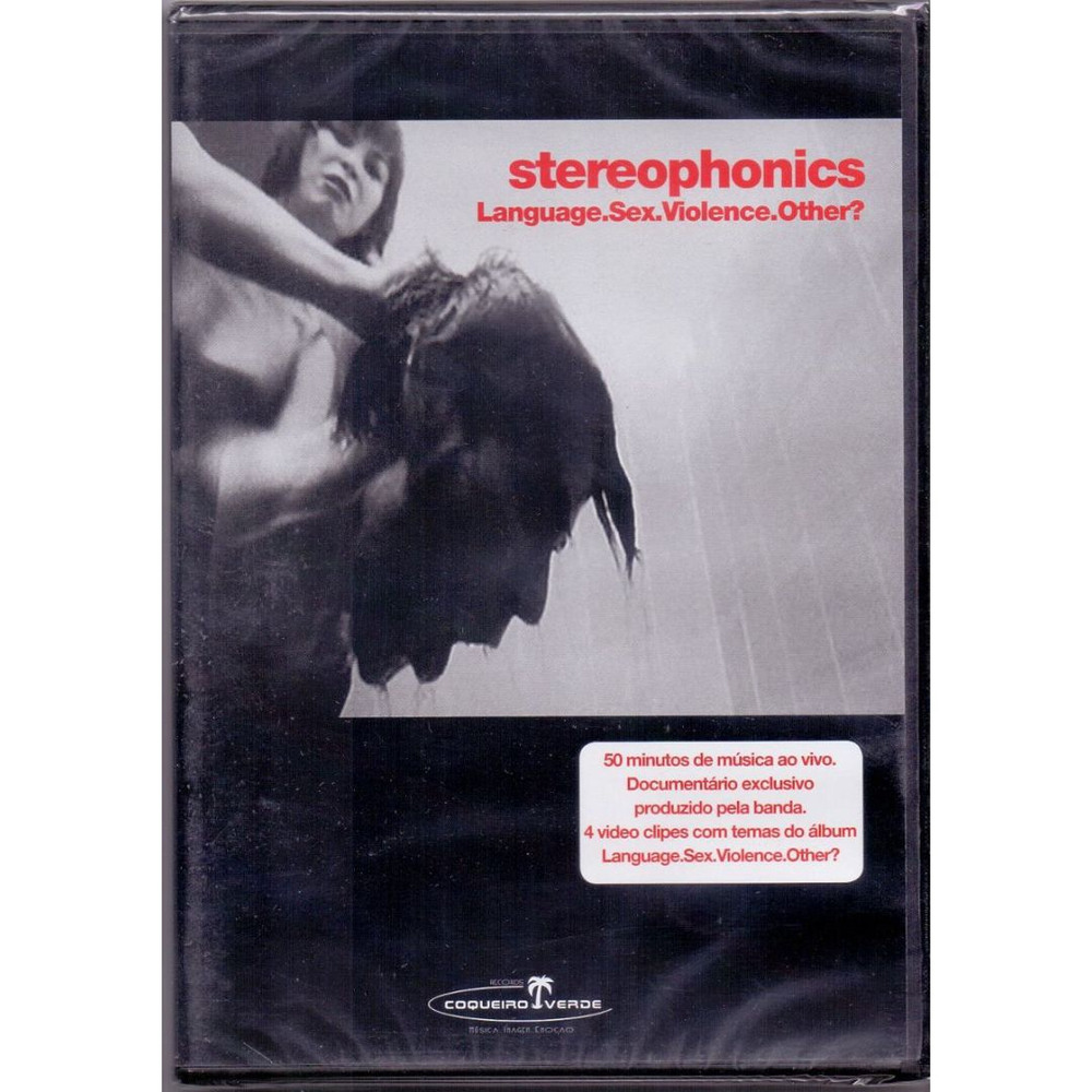 Dvd Stereophonics - language.sex. Violence. Other? em Promoção na Americanas