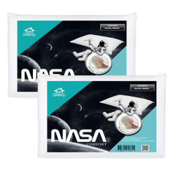 Travesseiro Nasa Comfort - kit 2 com Peças- Lar conforto Menor preço em Travesseiro Nasa Comfort - kit 2 com Peças- Lar conforto