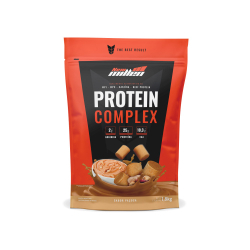 Whey Protein Complex 1,8kg Paçoca New Millen Menor preço em Whey Protein Complex 1,8kg Paçoca New Millen