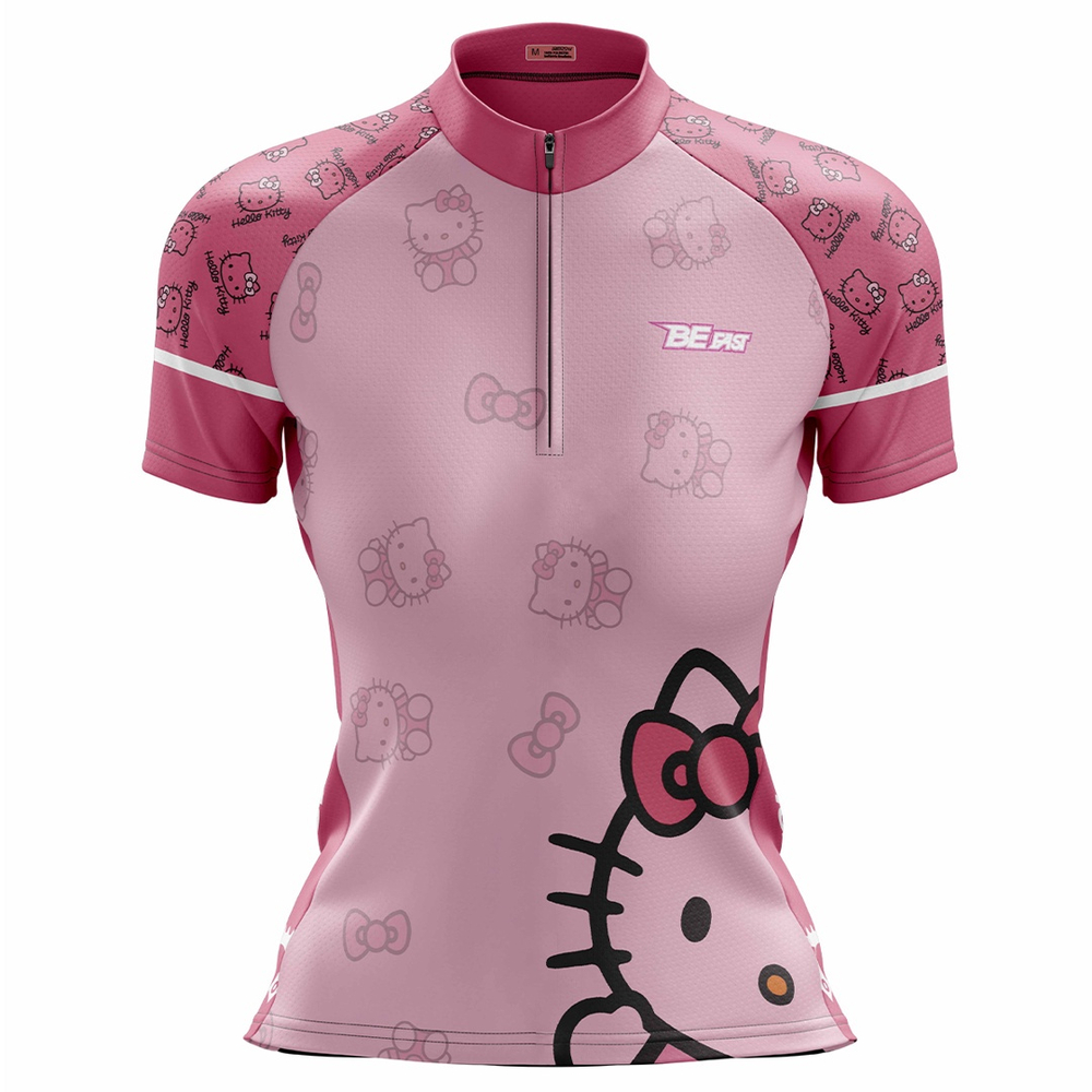 Camisa Ciclismo Mountain Bike Feminina Hello Kitty em Promocao na Americanas