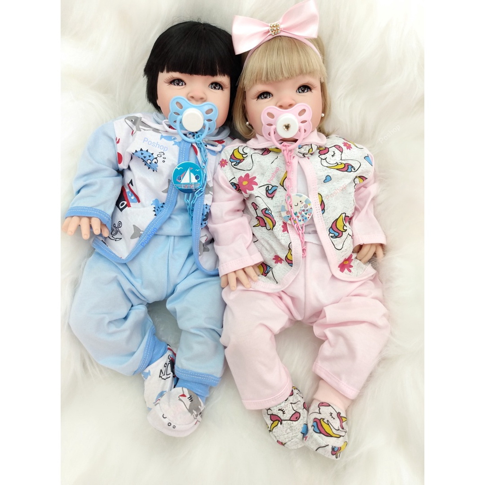 Bebê Reborn Gêmeos Casal em Promoção na Americanas