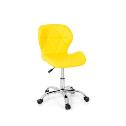 Cadeira Office Eiffel Slim Base Giratória Amarela é boa?