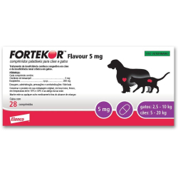 Fortekor Flavour 5 Novartis Caes e Gatos 28 Comprimidos é boa?