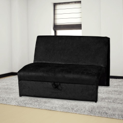 Sofá Cama Malú 2 Lugares - Suede Amassado - Preto é boa?