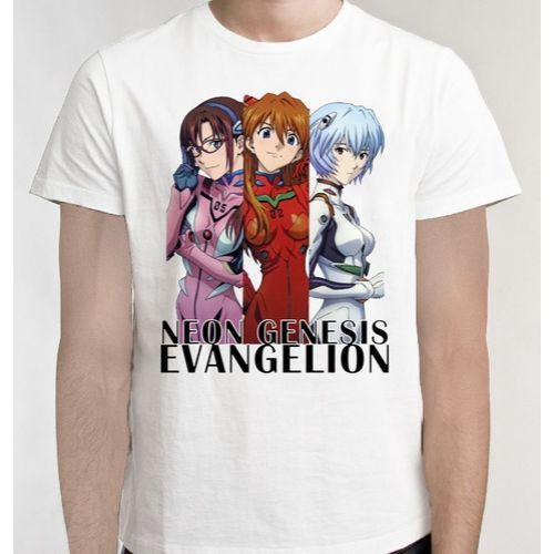 Camiseta Neon Genesis Evangelion Branco Cinza Anime em Promocao na Americanas