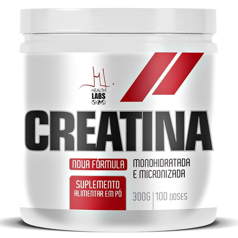 Creatina Monohidratada E Micronizada - Health Labs - 300 Gr. | Submarino