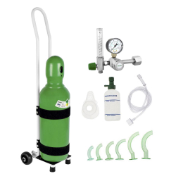 Kit Oxigênio Portátil 7 Litros Aço com Carrinho Sem Carga é boa?