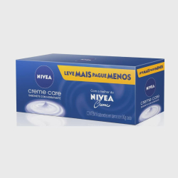 Sabonete Em Barra Nivea Creme Care Leve Mais Pague Menos 6 Unidades 90g Cada Menor preço em Sabonete Em Barra Nivea Creme Care Leve Mais Pague Menos 6 Unidades 90g Cada