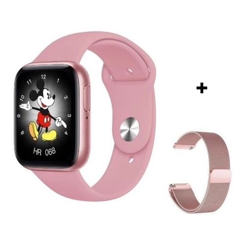 Smartwatch P80 Rosa - Original App Da Fit + Touch Screen +