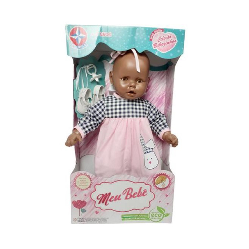 Boneca Bebê Com Amor 48cm Emite Sons De Bebezinho 258 - Super Toys em  Promoção na Americanas