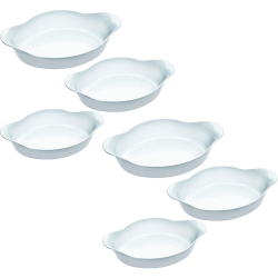 Conjunto de Assadeiras Ovais de vidro 6 Peças Marinex Menor preço em Conjunto de Assadeiras Ovais de vidro 6 Peças Marinex