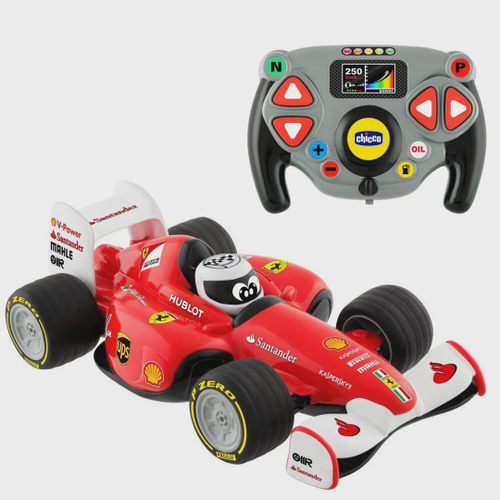 Carrinho de Controle Remoto F1 Ferrari Infantil Criança + 3 Anos