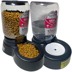 Comedouro Cachorro E Bebedouro Gatos Automático c/ Limitador Para Cães e Gatos 1,5Kg e 3L Ideal Dog Menor preço em Comedouro Cachorro E Bebedouro Gatos Automático c/ Limitador Para Cães e Gatos 1,5Kg e 3L Ideal Dog