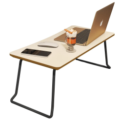 Menor preço em Mesa Multiuso Suporte P/notebook Apoio Tomar Café Cama Sofá - Off White com Freijó - Lojas gd